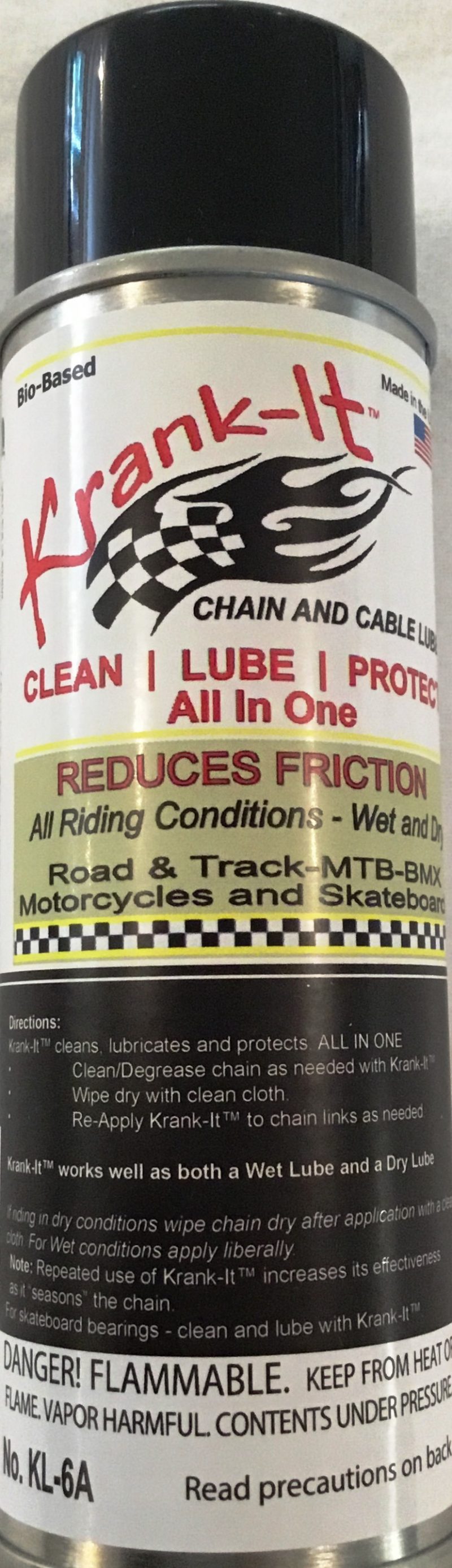 Bio-Based "Green Engineered" Chain and Cable Lube Krank-It™